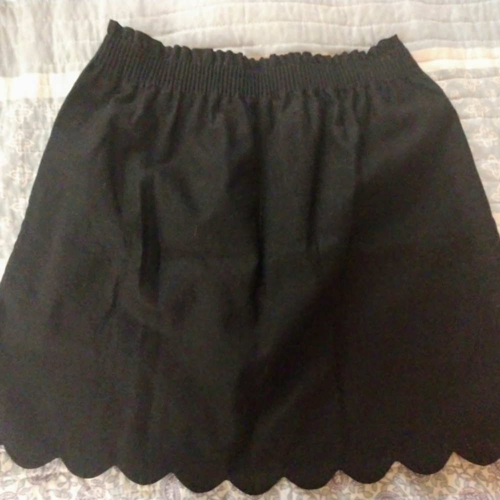 NWOT J Crew black skirt size 8